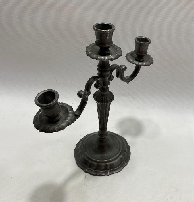 ÜÇ KOLLU ANTİKA TUTYA ŞAMDAN 