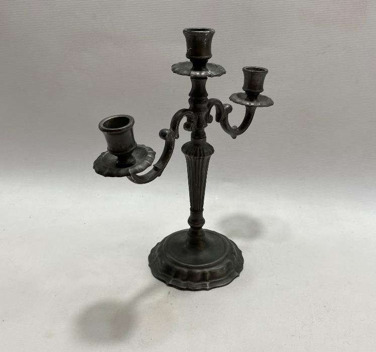 ÜÇ KOLLU ANTİKA TUTYA ŞAMDAN 