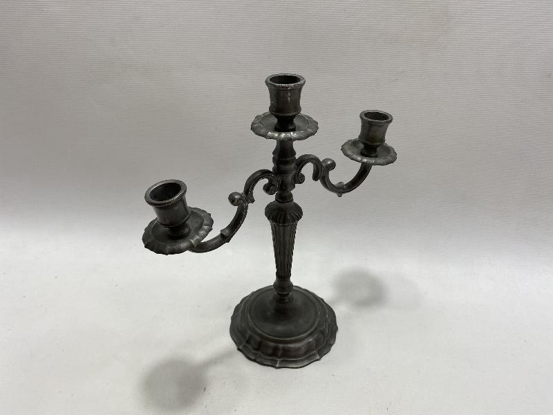 ÜÇ KOLLU ANTİKA TUTYA ŞAMDAN 