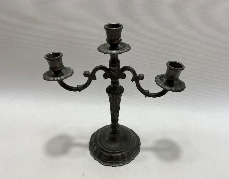 ÜÇ KOLLU ANTİKA TUTYA ŞAMDAN 