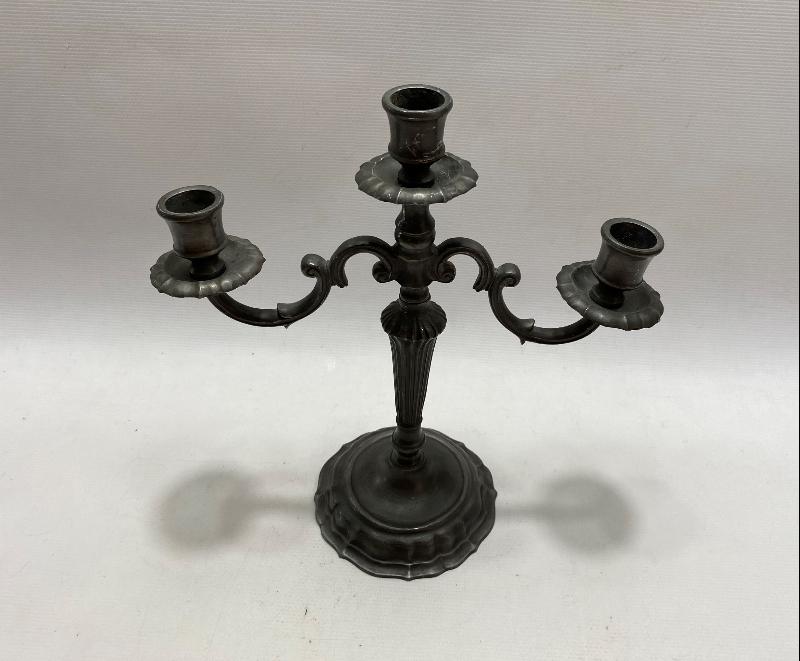 ÜÇ KOLLU ANTİKA TUTYA ŞAMDAN 