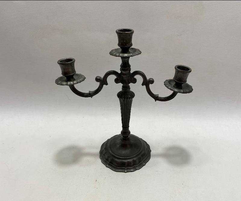 ÜÇ KOLLU ANTİKA TUTYA ŞAMDAN 