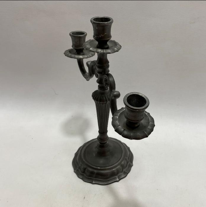 ÜÇ KOLLU ANTİKA TUTYA ŞAMDAN 