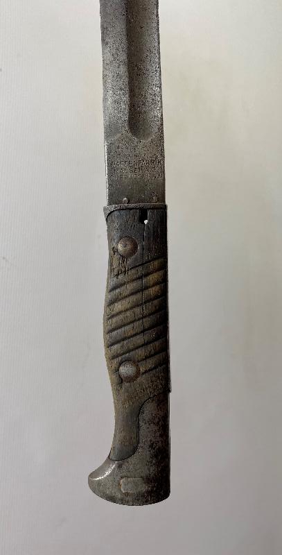 1. DÜNYA SAVAŞI & ÇANAKKALE SAVAŞI OSMANLI SUBAY MAVZER SÜNGÜSÜ 