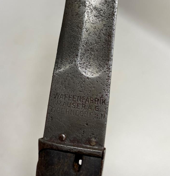 1. DÜNYA SAVAŞI & ÇANAKKALE SAVAŞI OSMANLI SUBAY MAVZER SÜNGÜSÜ 