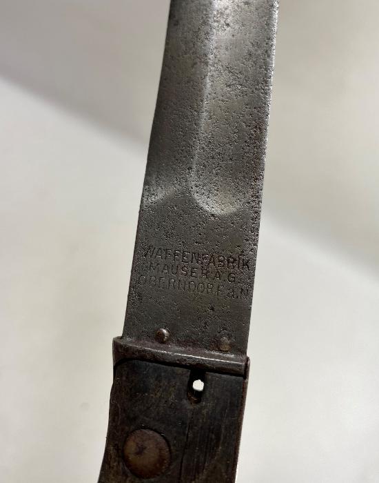 1. DÜNYA SAVAŞI & ÇANAKKALE SAVAŞI OSMANLI SUBAY MAVZER SÜNGÜSÜ 