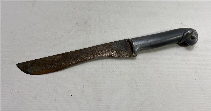 OSMANLI DÖNEMİ KARTAL BAŞI SAPLI NADİR FORMDA BIÇAK