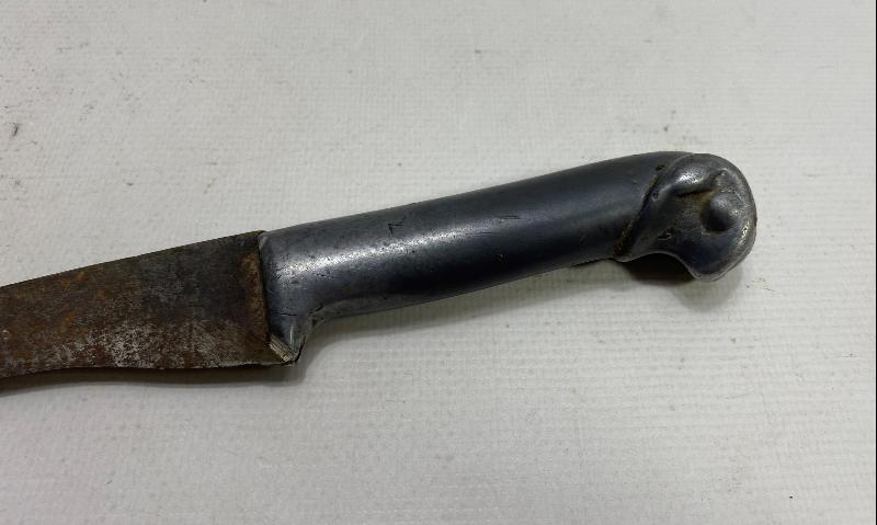 OSMANLI DÖNEMİ KARTAL BAŞI SAPLI NADİR FORMDA BIÇAK