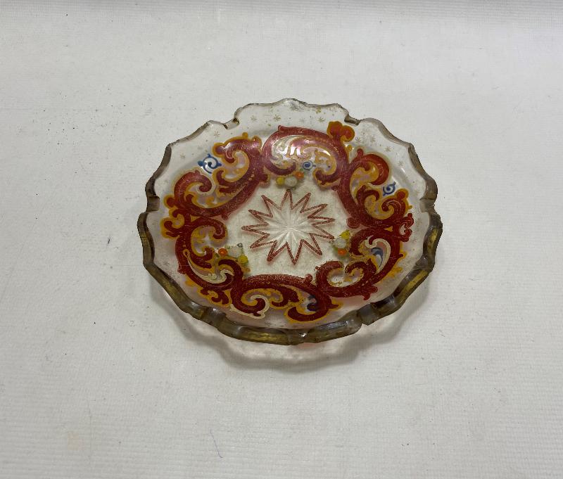 OSMANLI DÖNEMİ KRİSTAL CAM İKRAM TABAĞI