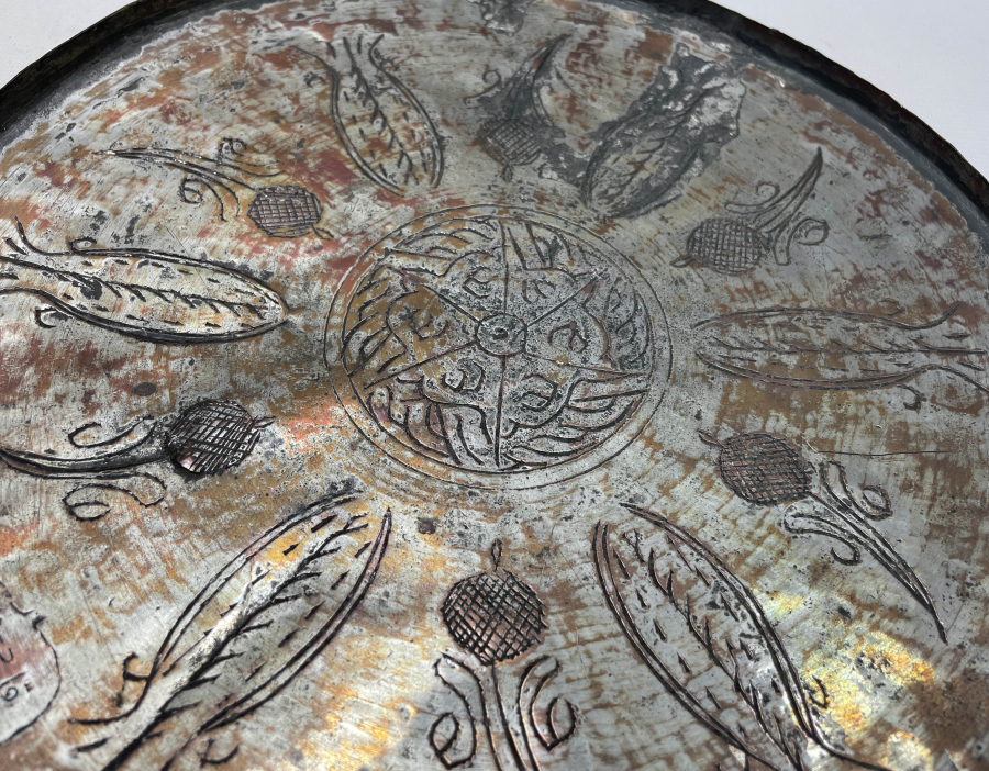 1800 BAŞLARI OSMANLI DÖNEMİ KAHVE TEPSİSİ