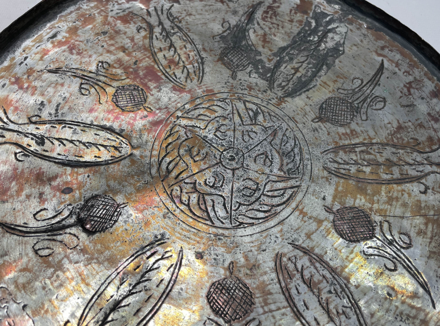 1800 BAŞLARI OSMANLI DÖNEMİ KAHVE TEPSİSİ