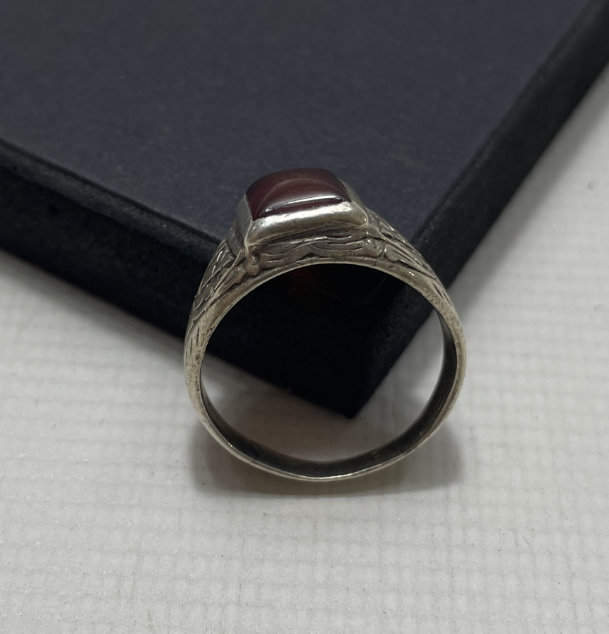 AKİK TAŞLI GÜMÜŞ YÜZÜK