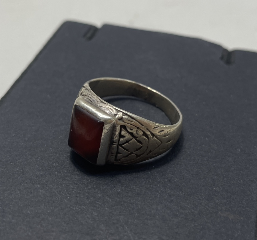 AKİK TAŞLI GÜMÜŞ YÜZÜK