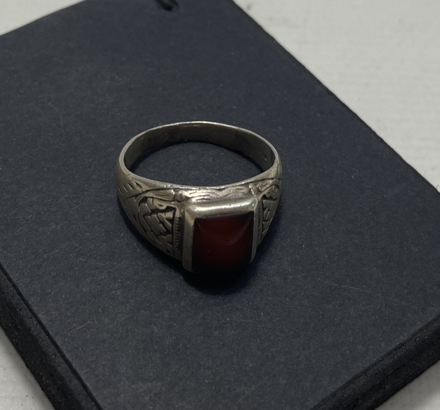 AKİK TAŞLI GÜMÜŞ YÜZÜK