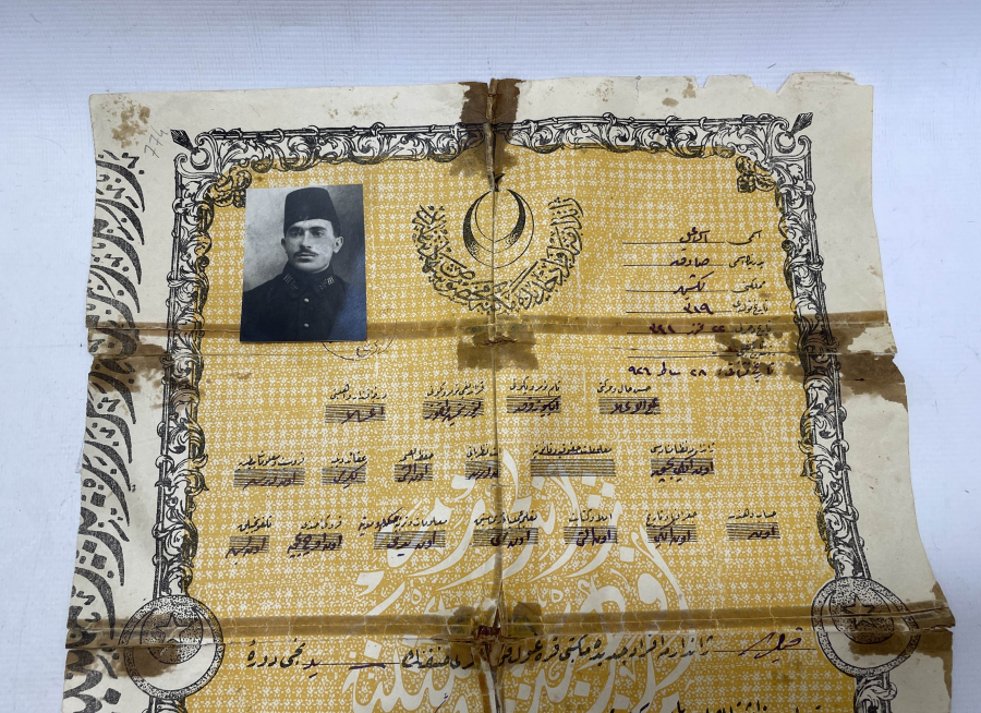 ÇOK NADİR JANDARMA ŞEHADETNAMESİ