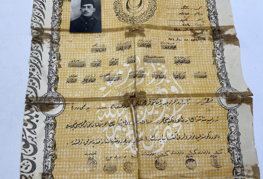 ÇOK NADİR JANDARMA ŞEHADETNAMESİ