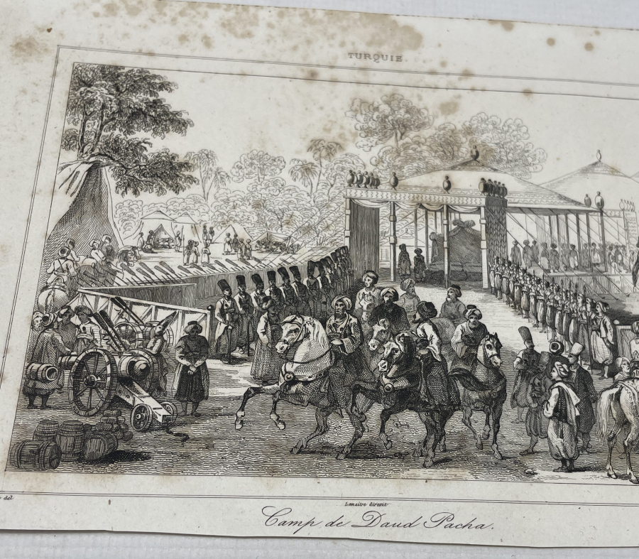 DAVUD PAŞA GÖRSELLİ OSMANLI DÖNEMİ GRAVÜR