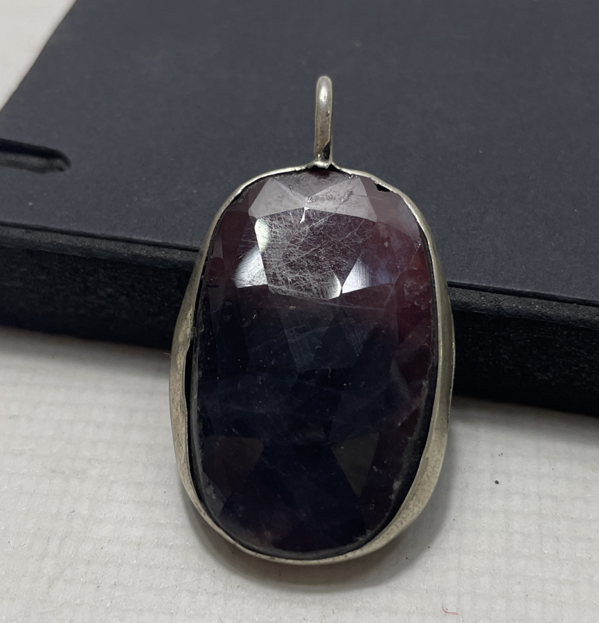 FASETA KESİM ÖZEL YAPIM DOĞAL TAŞ KOLYE