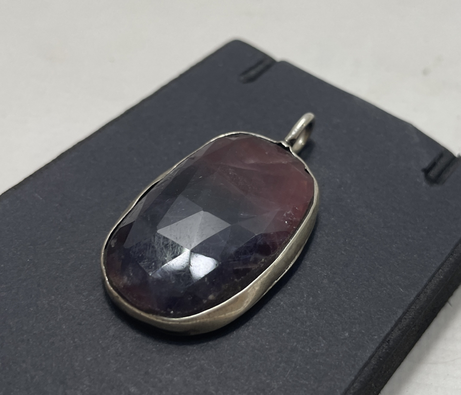 FASETA KESİM ÖZEL YAPIM DOĞAL TAŞ KOLYE