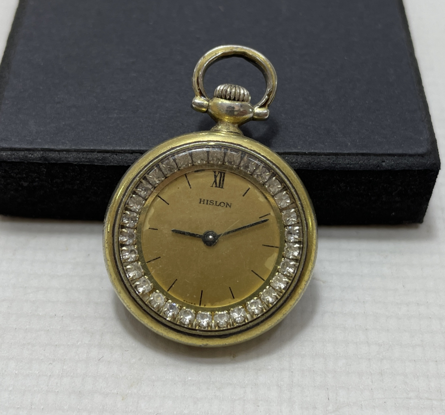 MARGAZİT TAŞLI HİSLON MARKA NADİR ZENNE CEP SAATİ