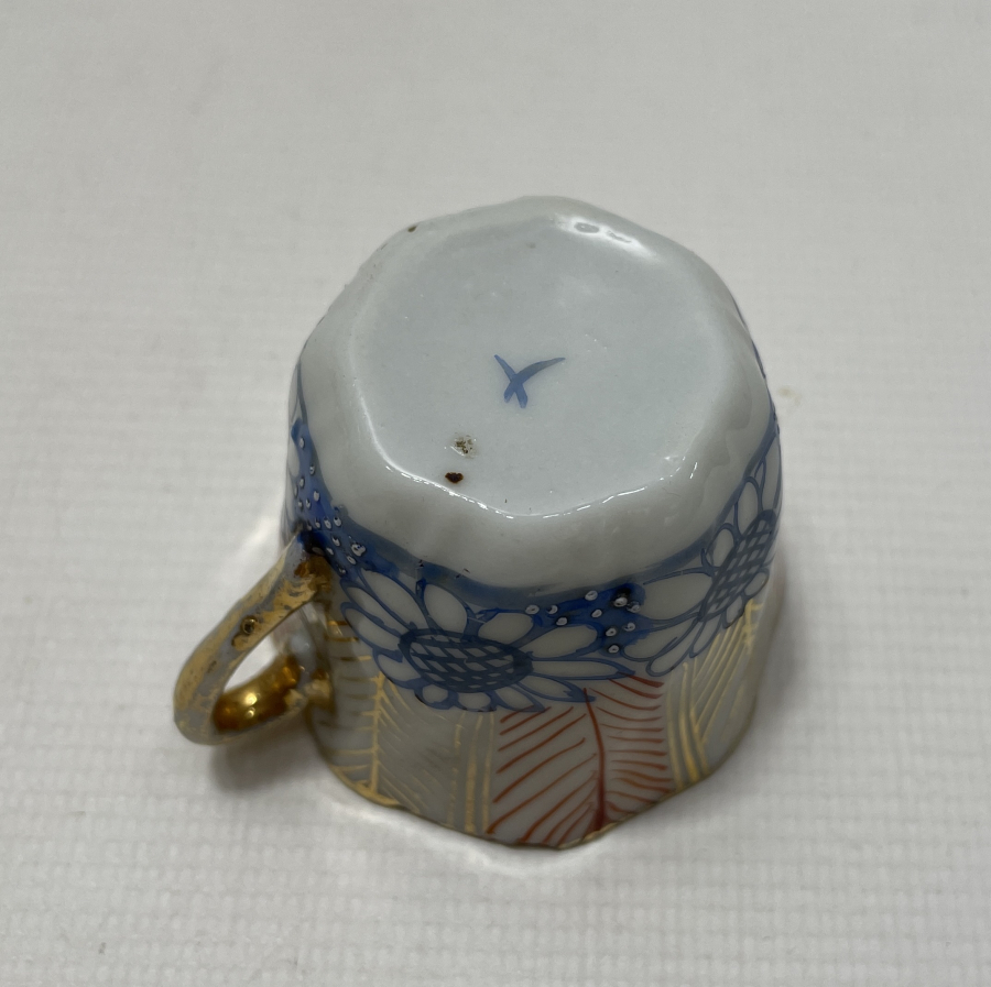 MEİSSEN 'İN OSMANLI PAZARI İÇİN YAPTIĞI EL BOYAMA FİNCAN