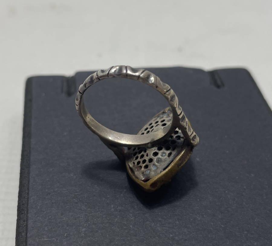 MEKİK FORMLU GÜMÜŞ HÜRREM YÜZÜĞÜ