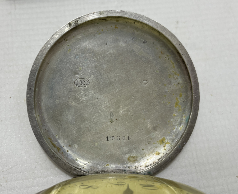 NADİR FORMDA  AVCI KASA GÜMÜŞ CEP SAATİ