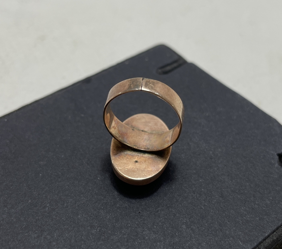 OLTU TAŞLI ANTİKA ALTIN YÜZÜK