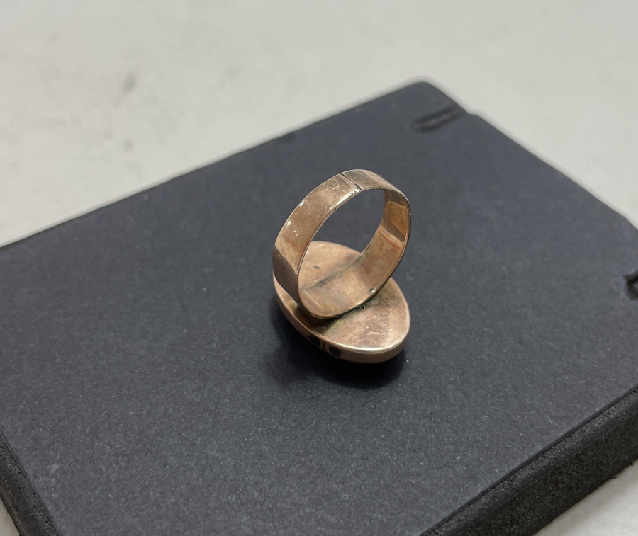 OLTU TAŞLI ANTİKA ALTIN YÜZÜK