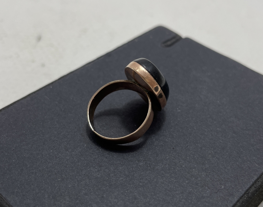 OLTU TAŞLI ANTİKA ALTIN YÜZÜK