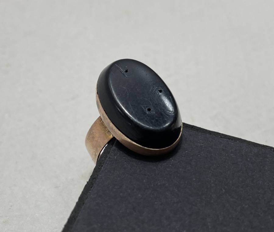 OLTU TAŞLI ANTİKA ALTIN YÜZÜK