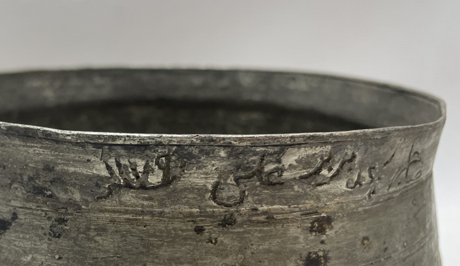 OSMANLI DÖNEMİ BERBER ALİ YAZILI KOŞAF KABI