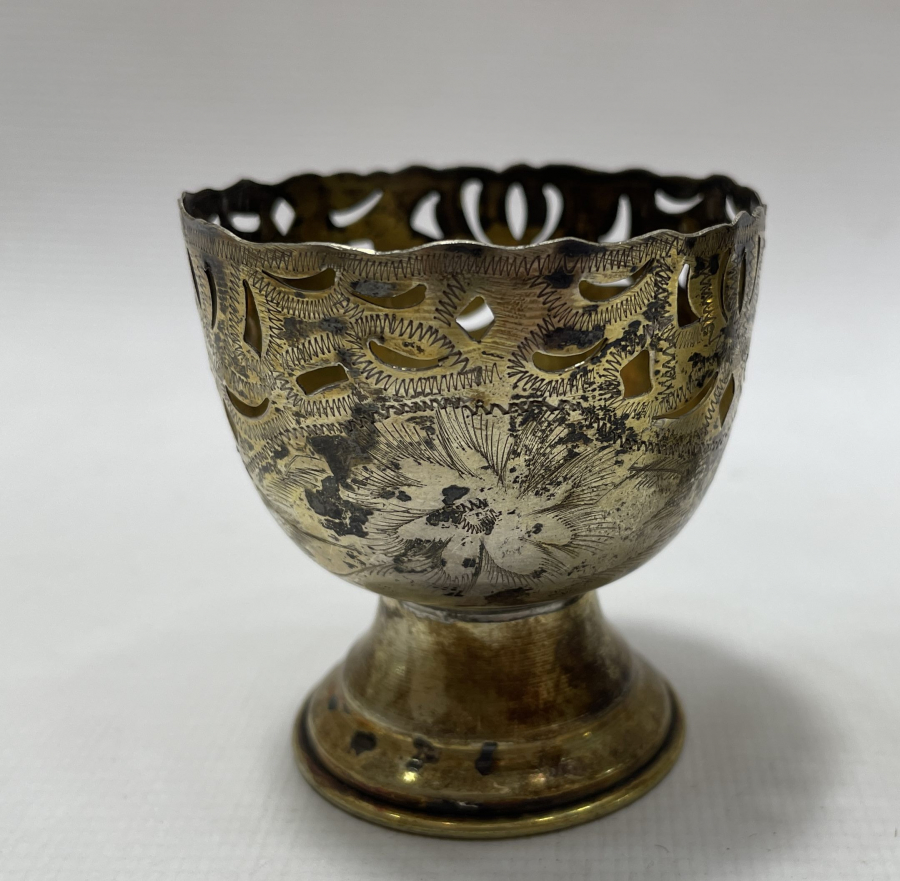 OSMANLI DÖNEMİ ÇİFT GÜMÜŞ FİNCAN ZARFI