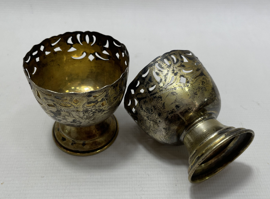 OSMANLI DÖNEMİ ÇİFT GÜMÜŞ FİNCAN ZARFI