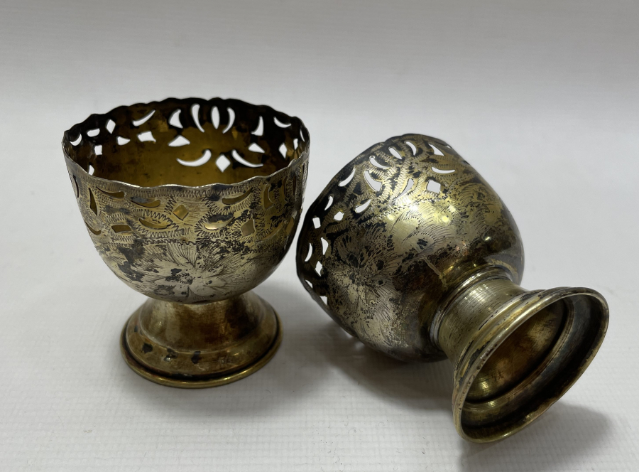 OSMANLI DÖNEMİ ÇİFT GÜMÜŞ FİNCAN ZARFI