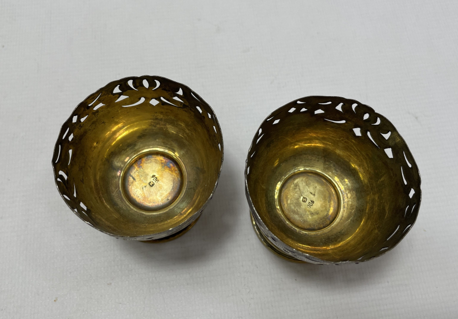 OSMANLI DÖNEMİ ÇİFT GÜMÜŞ FİNCAN ZARFI