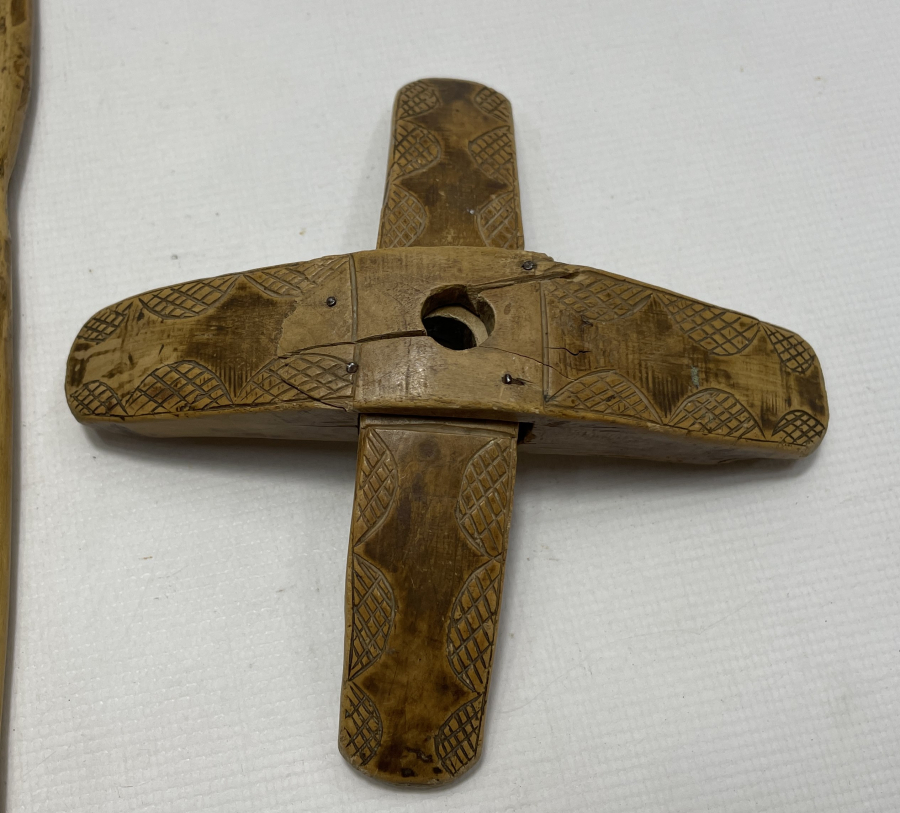 OSMANLI DÖNEMİ İŞLEMELİ AHŞAP KİRMAN