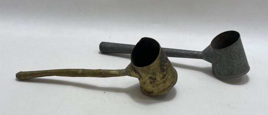 OSMANLI DÖNEMİ KAHVECİ İŞİ 2 ADET CEZVE