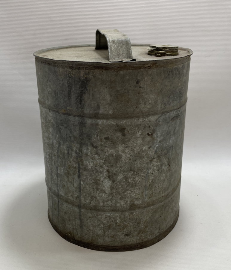 OSMANLI DÖNEMİ KAPAĞI OSMANLICA YAZILI GAZ BİDONU