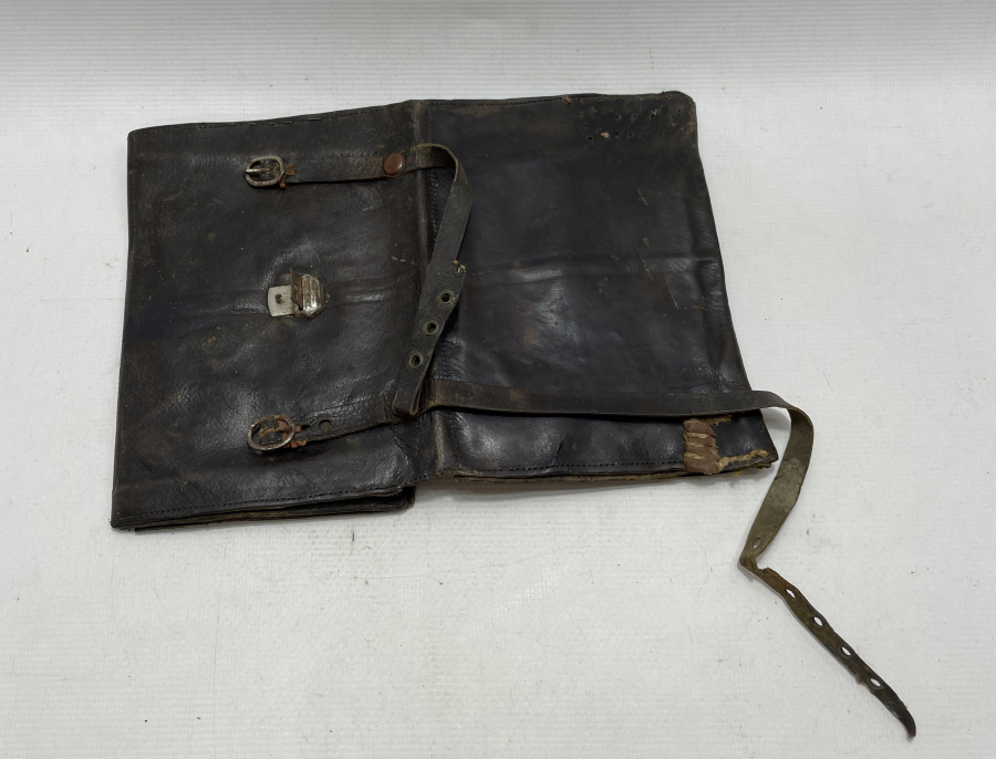 OSMANLI DÖNEMİ NADİR FORMDA DERİ SUBAY CÜZDANI