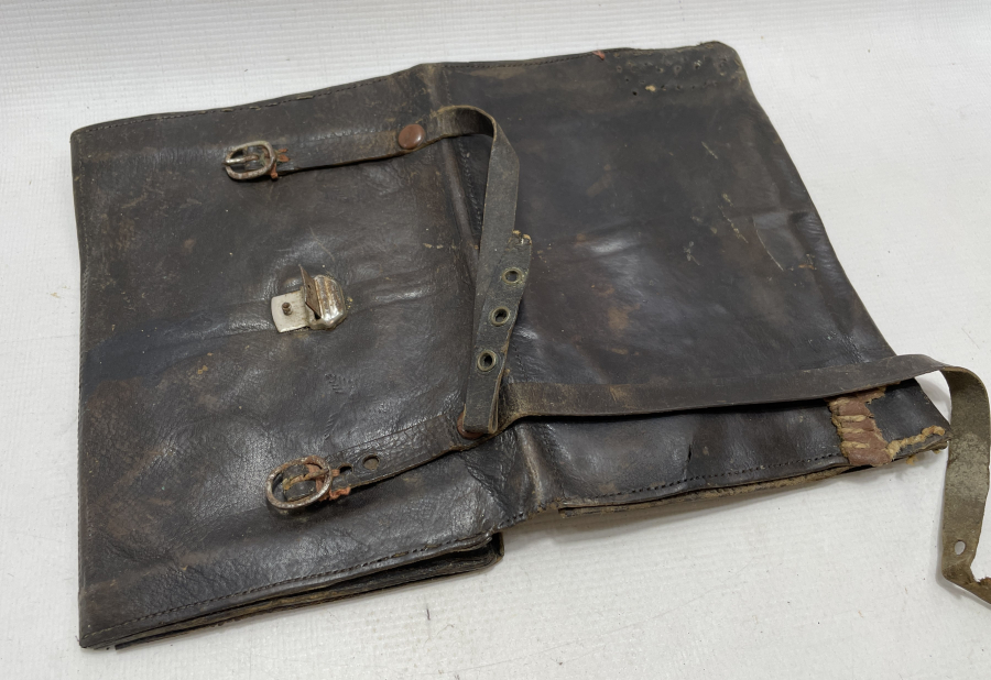 OSMANLI DÖNEMİ NADİR FORMDA DERİ SUBAY CÜZDANI