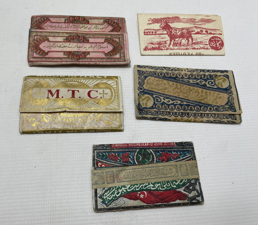OSMANLI DÖNEMİ SİGARA KAĞITLARI LOTU