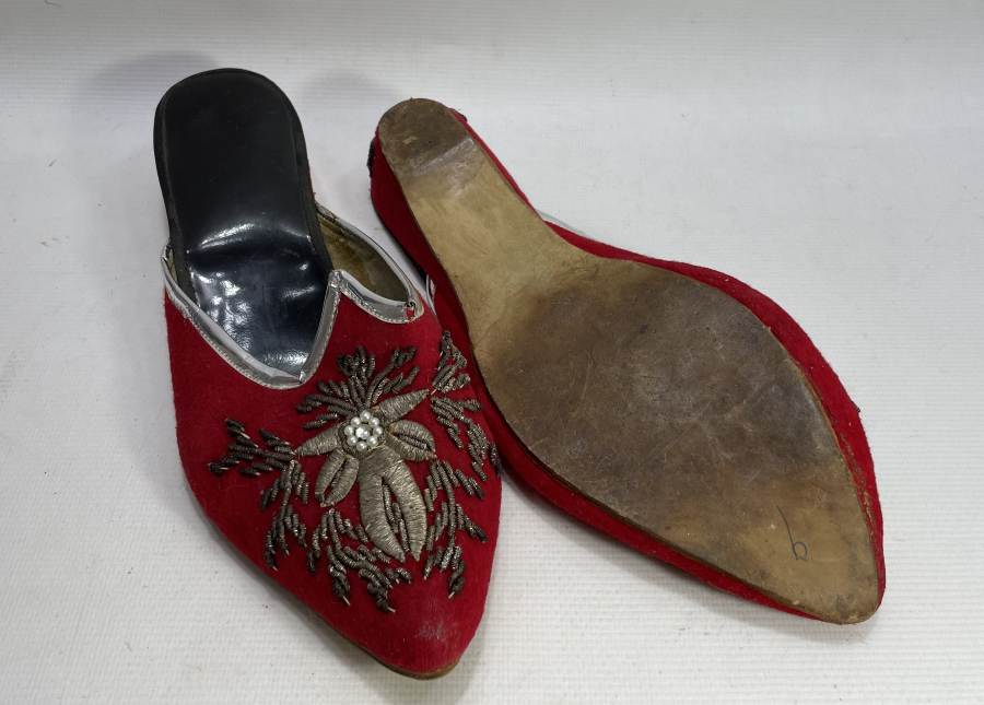 OSMANLI DÖNEMİ SIRMA İŞÇİLİKLİ GELİN TERLİĞİ