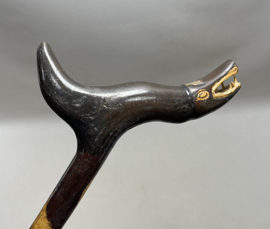 ÖZEL YAPIM 2 ADET DEVREK İŞİ BASTON