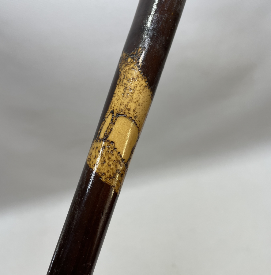 ÖZEL YAPIM 2 ADET DEVREK İŞİ BASTON