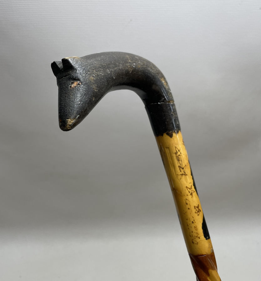 ÖZEL YAPIM 2 ADET DEVREK İŞİ BASTON