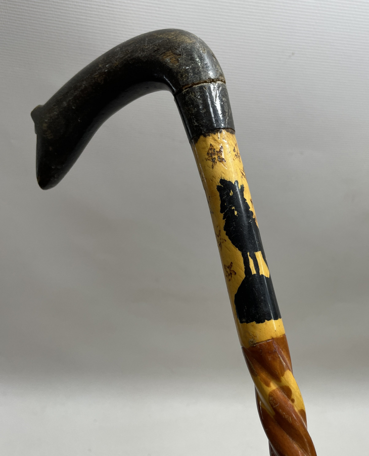 ÖZEL YAPIM 2 ADET DEVREK İŞİ BASTON