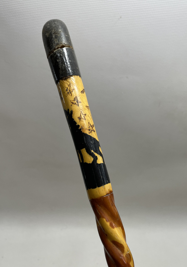 ÖZEL YAPIM 2 ADET DEVREK İŞİ BASTON