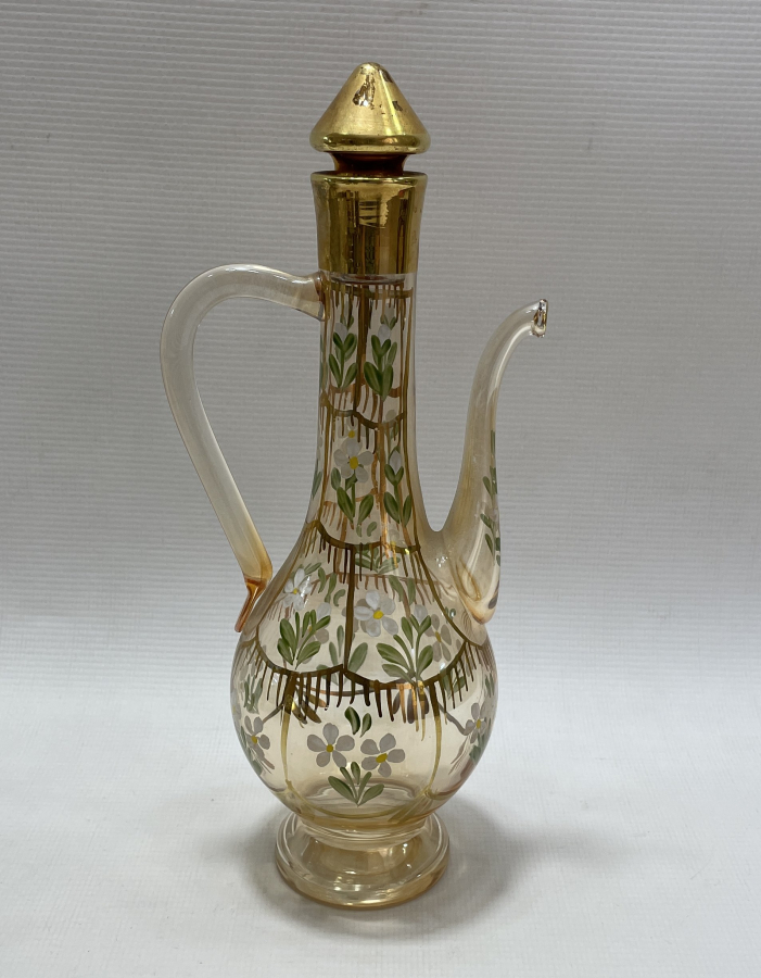 TAMAMI EL BOYAMA GÜL SUYU İBRİĞİ