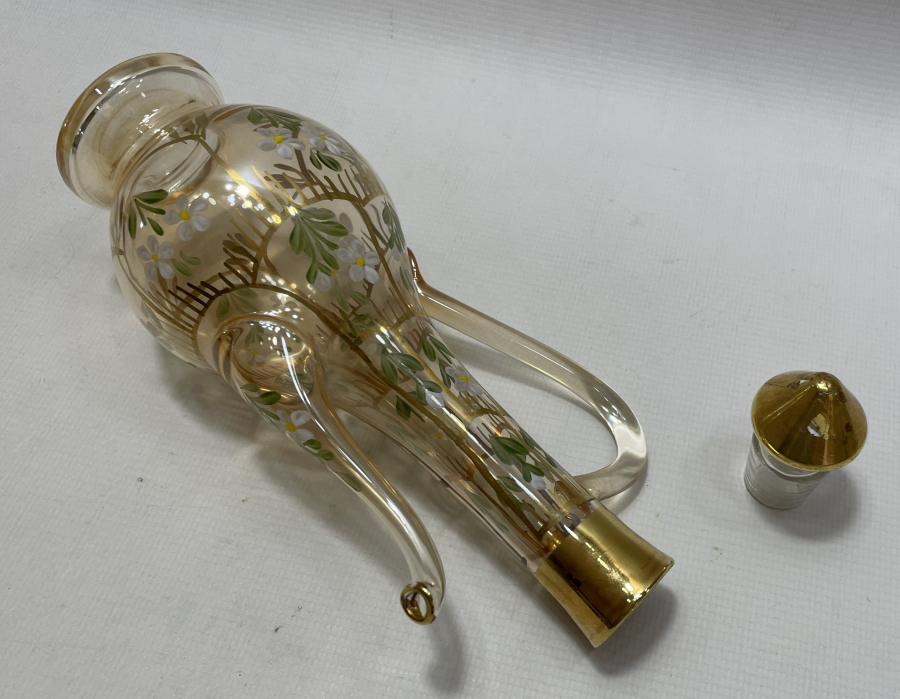 TAMAMI EL BOYAMA GÜL SUYU İBRİĞİ